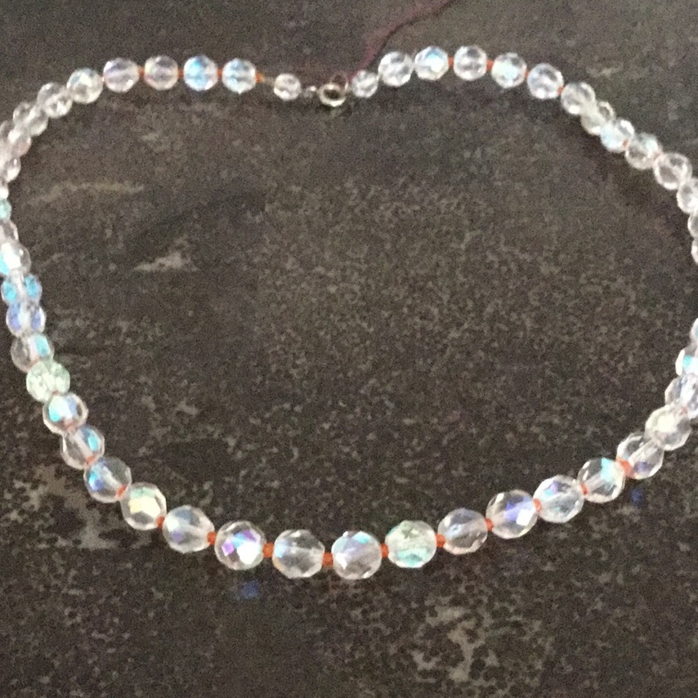 Vintage crystal necklace